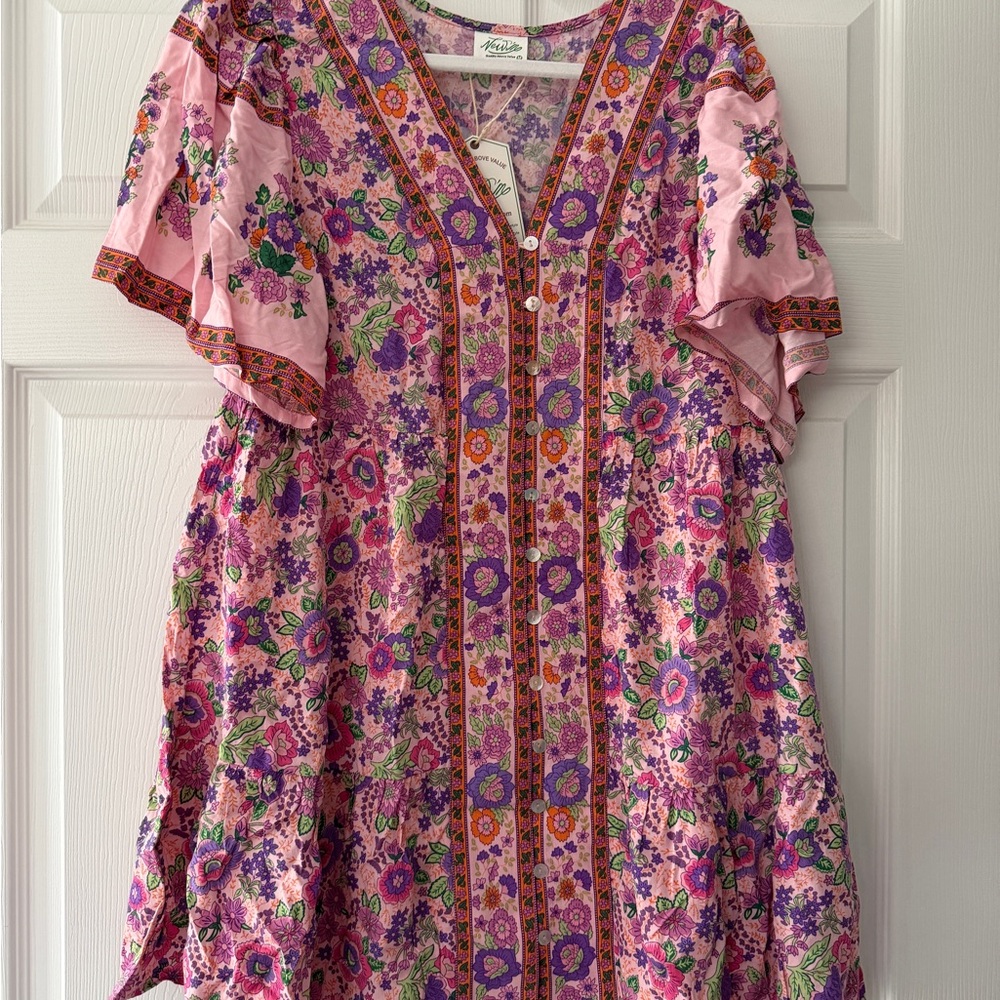 Floral Pink Dress